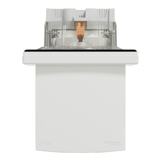 EPH3100321 Schneider Asfora IP44 Kapaklı ve Çocuk Korumalı Topraklı Priz – Beyaz - 5