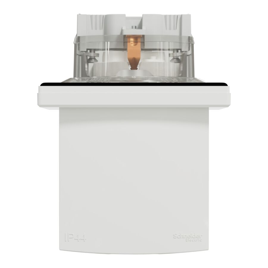 EPH3100321 Schneider Asfora IP44 Kapaklı ve Çocuk Korumalı Topraklı Priz – Beyaz - 5