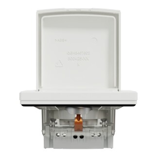 EPH3100321 Schneider Asfora IP44 Kapaklı ve Çocuk Korumalı Topraklı Priz – Beyaz - 6