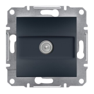 EPH3200171 Schneider Asfora TV Sonlandırma Prizi, 1dB – Antrasit - 1