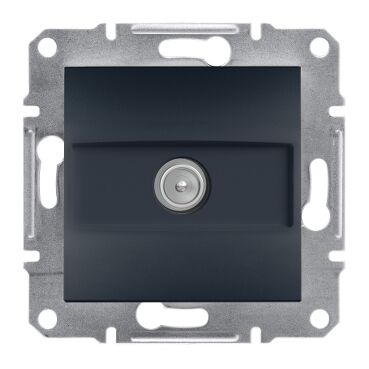 EPH3200171 Schneider Asfora TV Sonlandırma Prizi, 1dB – Antrasit - 1