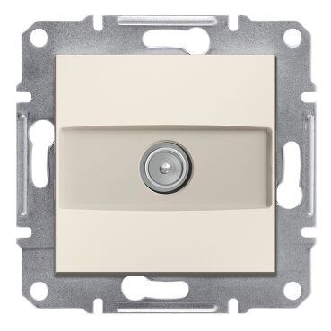 EPH3270123 Schneider Asfora – TV Prizi, Sonlu, 1dB – Krem - 1