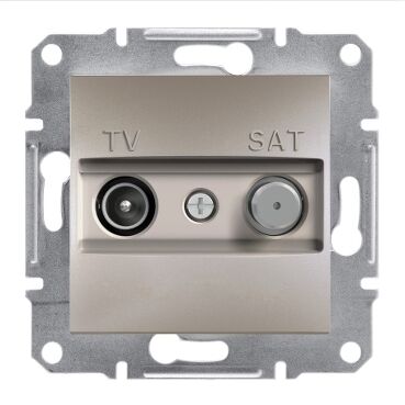 EPH3400169 Schneider Asfora Sonlu TV/SAT Prizi, 1dB – Bronz - 1