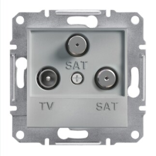 EPH3600161 Schneider Asfora – Sonlu TV/SAT/SAT Prizi, 1dB – Alüminyum - 1