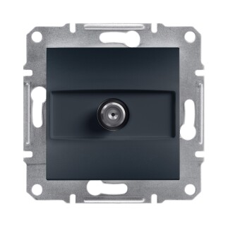 EPH3700171 Schneider Asfora – Sonlu SAT Prizi, 1dB – Antrasit - Schneider Electric