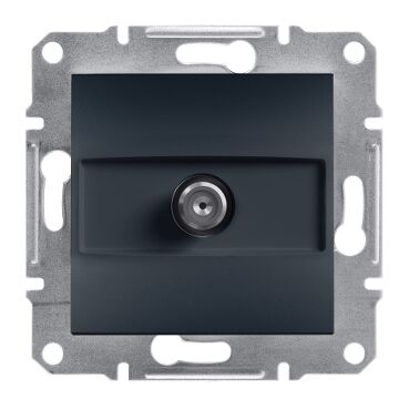 EPH3700271 Schneider Asfora – Geçişli SAT Prizi, 4dB – Antrasit - 1