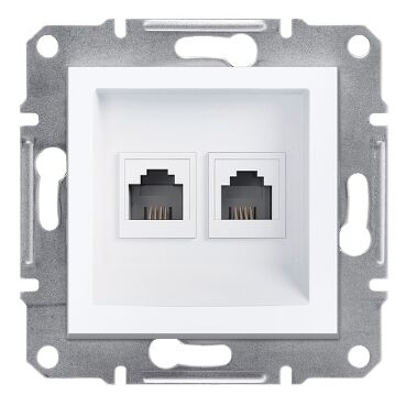 EPH4270121 Schneider Asfora Veri ve Telefon Prizi – RJ11 – Beyaz - 1