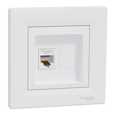 EPH4300121 Schneider Asfora Bilgisayar Prizi – RJ45 Cat.5e UTP – Beyaz - 1