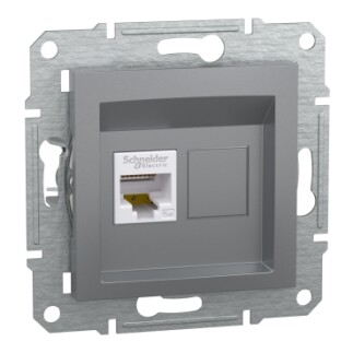 EPH4300162 Schneider Asfora Tekli RJ45 Cat5e UTP – Çelik - 1