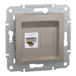 EPH4300169 Schneider Asfora Tekli RJ45 Cat5e UTP – Bronz - 1