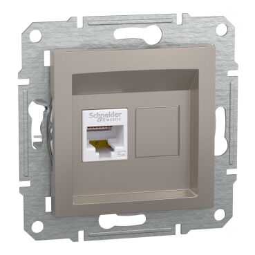 EPH4300169 Schneider Asfora Tekli RJ45 Cat5e UTP – Bronz - 1