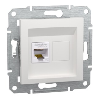 EPH4370121 Schneider Asfora – Tekli RJ45 Cat5e UTP – Beyaz - 1