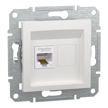 EPH4370121 Schneider Asfora – Tekli RJ45 Cat5e UTP – Beyaz - 1