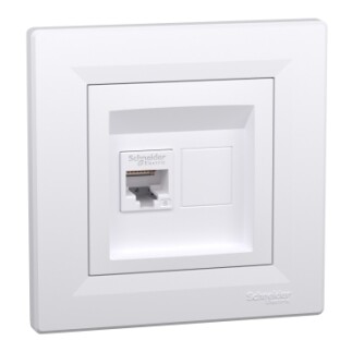 EPH4700121 Schneider Asfora – Tekli RJ45 Cat6 UTP – Beyaz - 1