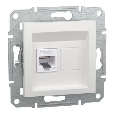 EPH4770121 Schneider Asfora – Tekli RJ45 Cat6 UTP – Beyaz - 1