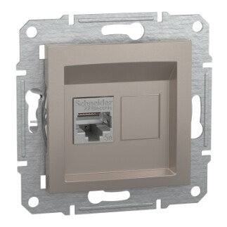 EPH5000169 Schneider Asfora RJ45 Cat5e STP Veri Prizi – Bronz - 1