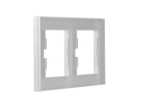 EPH5800221 Schneider Asfora 2'li Yatay Çerçeve – Beyaz - 5