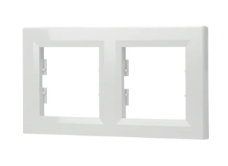 EPH5800221 Schneider Asfora 2'li Yatay Çerçeve – Beyaz - 3