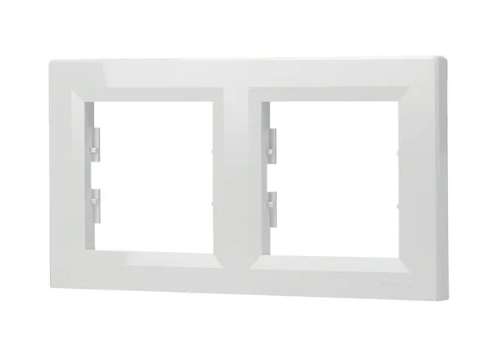 EPH5800221 Schneider Asfora 2'li Yatay Çerçeve – Beyaz - 3