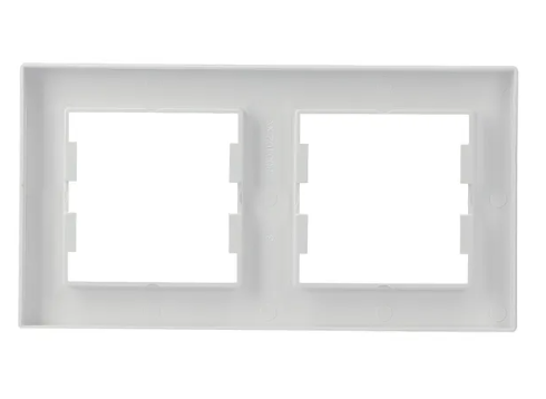 EPH5800221 Schneider Asfora 2'li Yatay Çerçeve – Beyaz - 6