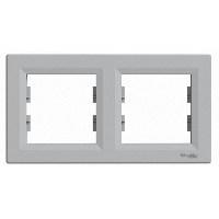 EPH5800261 Schneider Asfora – 2'li Yatay Çerçeve – Alüminyum - 1