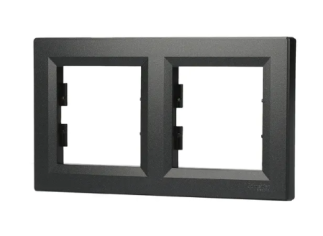 EPH5800271 Schneider Asfora – 2'li Yatay Çerçeve – Antrasit - Schneider Electric (1)