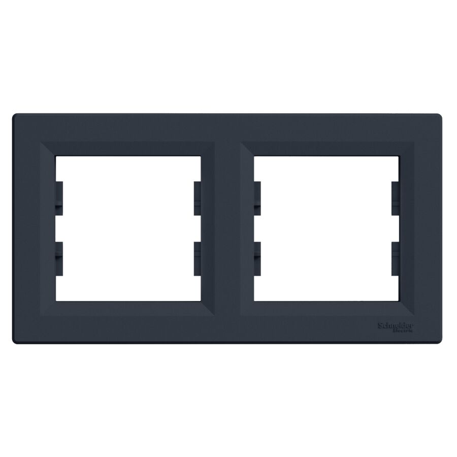 EPH5800271 Schneider Asfora – 2'li Yatay Çerçeve – Antrasit - 1