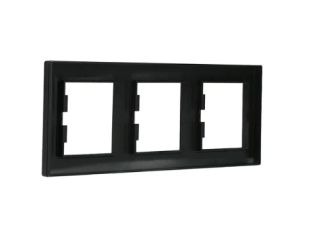 EPH5800371 Schneider Asfora – 3'lü Yatay Çerçeve – Antrasit - 5