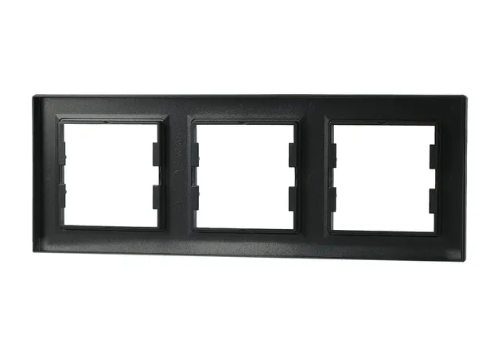 EPH5800371 Schneider Asfora – 3'lü Yatay Çerçeve – Antrasit - 7