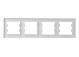 EPH5800421 Schneider Asfora – 4'lü Yatay Çerçeve – Beyaz - Schneider Electric (1)