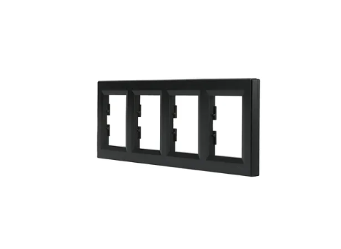 EPH5800471 Schneider Asfora – 4'lü Yatay Çerçeve – Antrasit - 3