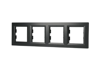 EPH5800471 Schneider Asfora – 4'lü Yatay Çerçeve – Antrasit - Schneider Electric (1)