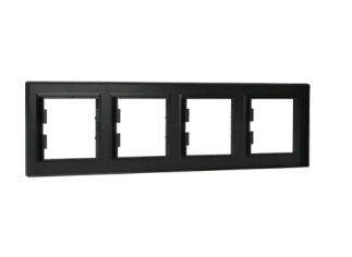 EPH5800471 Schneider Asfora – 4'lü Yatay Çerçeve – Antrasit - 6