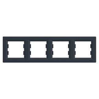 EPH5800471 Schneider Asfora – 4'lü Yatay Çerçeve – Antrasit - Schneider Electric