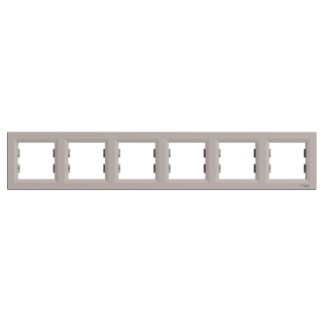 EPH5800669 Schneider Asfora – 6'lı Yatay Çerçeve – Bronz - 1