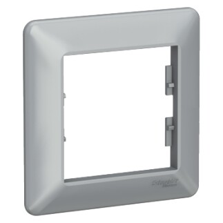 EPH5805161 Schneider Asfora EM Plus Tekli Yatay Çerçeve – Alüminyum - 1