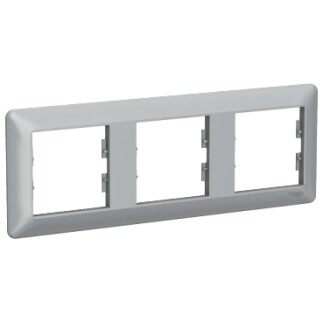 EPH5805361 Schneider Asfora EM Plus Üçlü Yatay Çerçeve – Alüminyum - 1