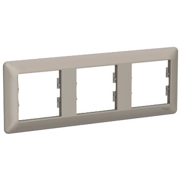 EPH5805369 Schneider Asfora EM Plus Üçlü Yatay Çerçeve – Bronz - 1