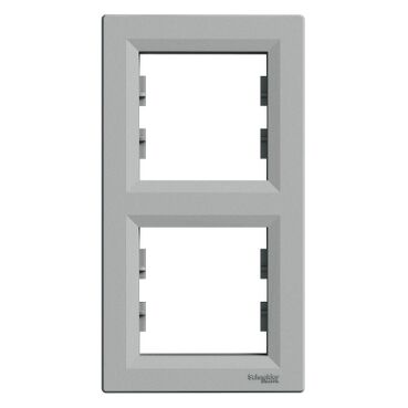 EPH5810261 Schneider Asfora Dikey Çiftli Çerçeve – Alüminyum - 1