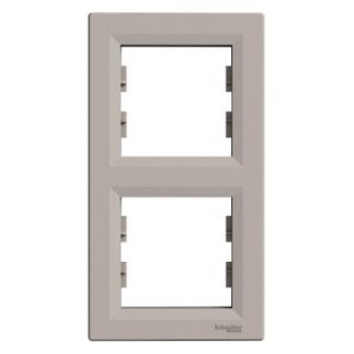 EPH5810269 Schneider Asfora Dikey Çiftli Çerçeve – Bronz - 1