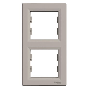 EPH5810269 Schneider Asfora Dikey Çiftli Çerçeve – Bronz - 1