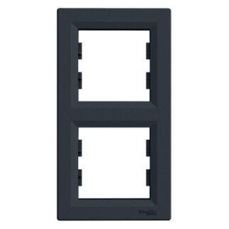 EPH5810271 Schneider Asfora Dikey Çiftli Çerçeve – Antrasit - 1