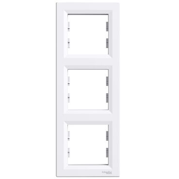 EPH5810321 Schneider Asfora Dikey Üçlü Çerçeve – Beyaz - 1