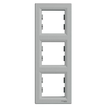 EPH5810361 Schneider Asfora Dikey Üçlü Çerçeve – Alüminyum - 1