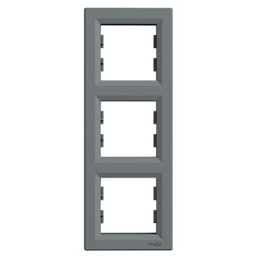 EPH5810362 Schneider Asfora Dikey Üçlü Çerçeve – Çelik - 1