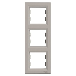 EPH5810369 Schneider Asfora Dikey Üçlü Çerçeve – Bronz - 1