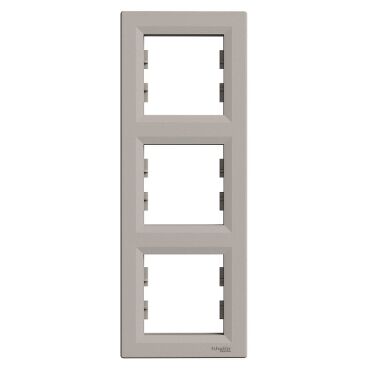 EPH5810369 Schneider Asfora Dikey Üçlü Çerçeve – Bronz - 1