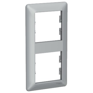 EPH5815261 Schneider Asfora EM Plus İkili Dikey Çerçeve – Alüminyum - 1
