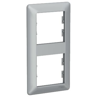 EPH5815261 Schneider Asfora EM Plus İkili Dikey Çerçeve – Alüminyum - 1