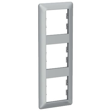 EPH5815361 Schneider Asfora EM Plus Üçlü Dikey Çerçeve – Alüminyum - 1